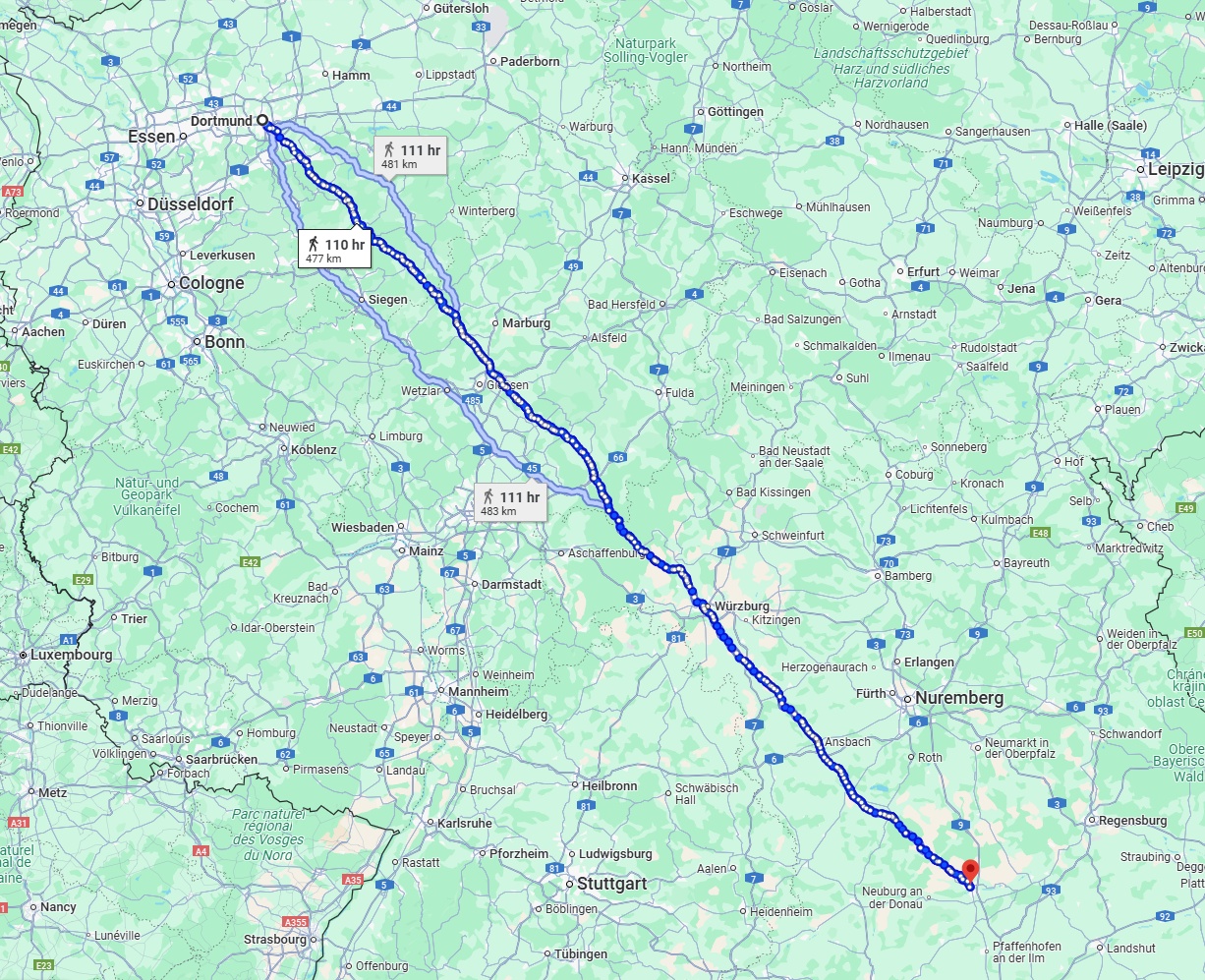 Anreise von Dortmund Zu Ingolstadt Über 