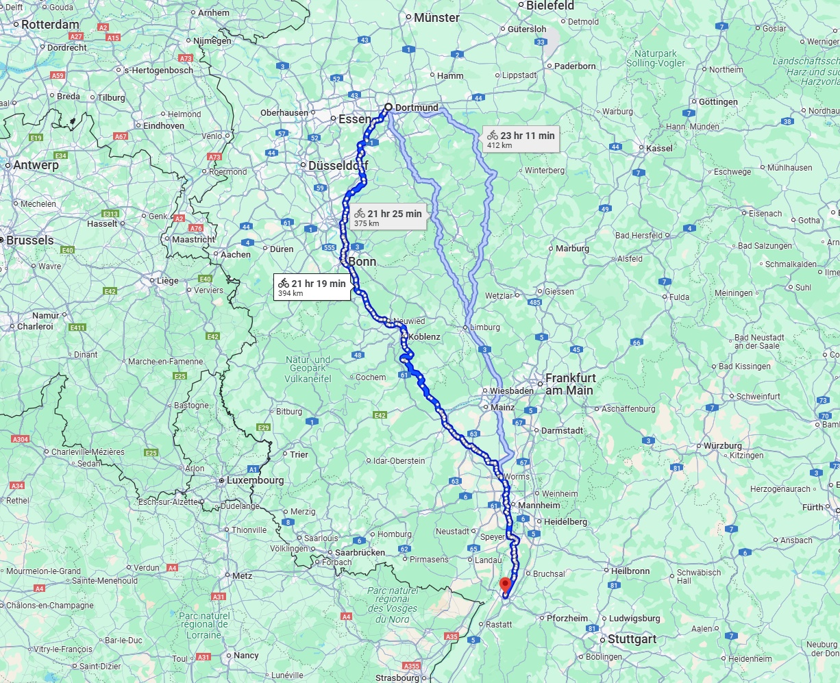 Anreise von Dortmund Zu Karlsruhe Über 