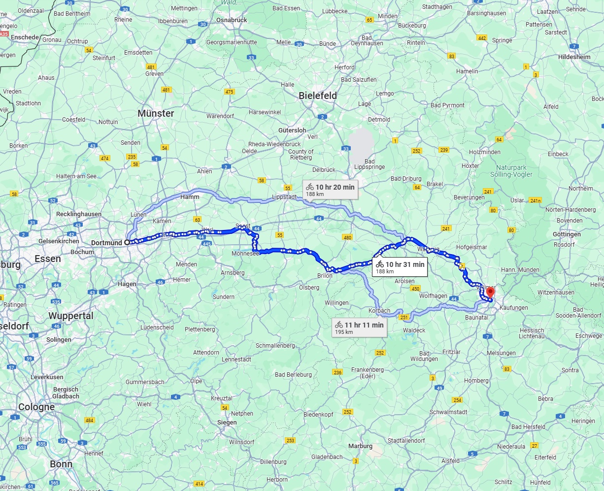 Anreise von Dortmund Zu Kassel Über 