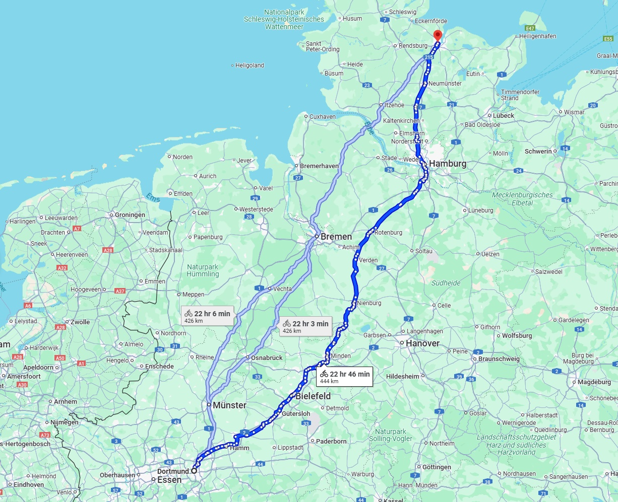 Anreise von Dortmund Zu Kiel Über 