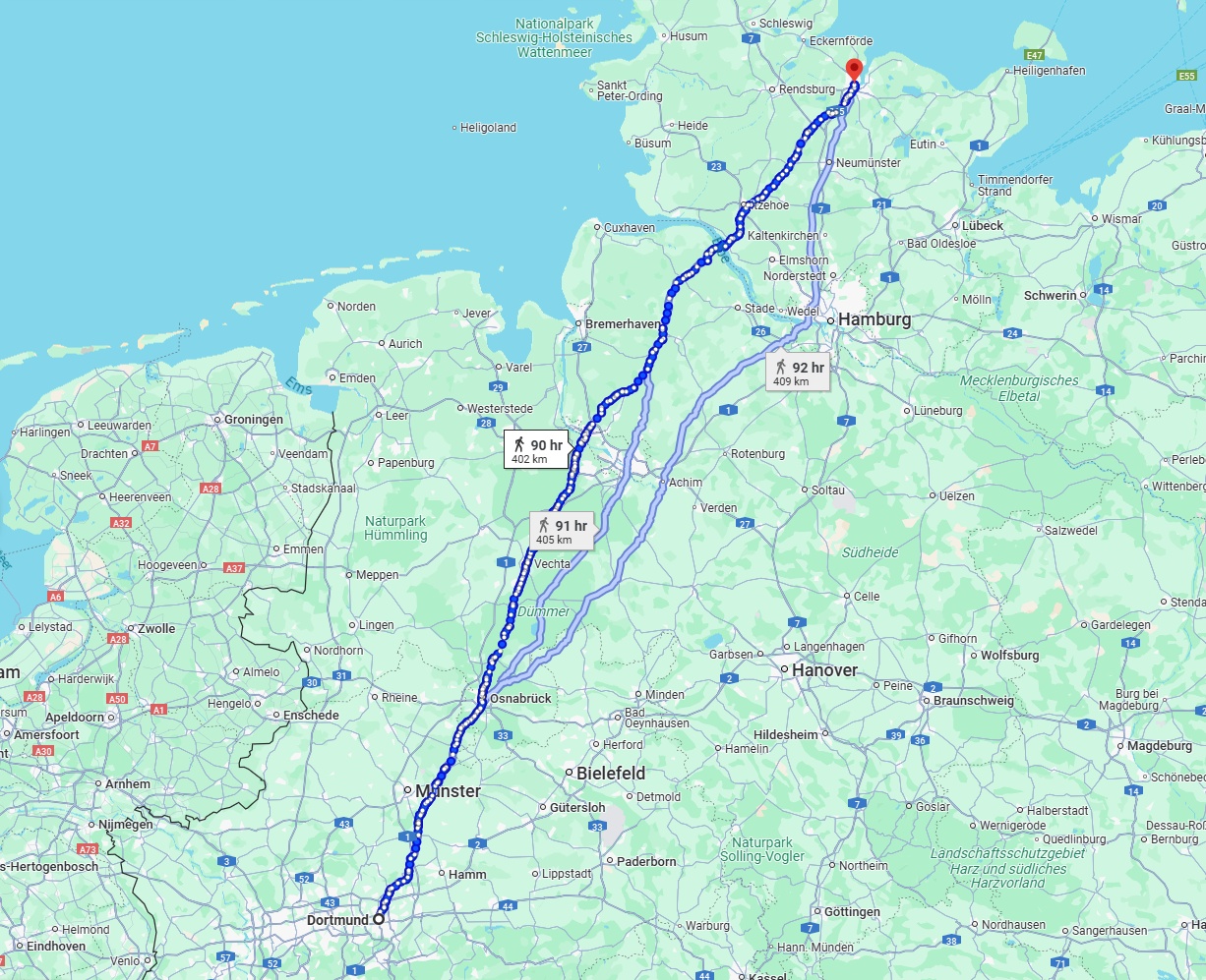 Anreise von Dortmund Zu Kiel Über 