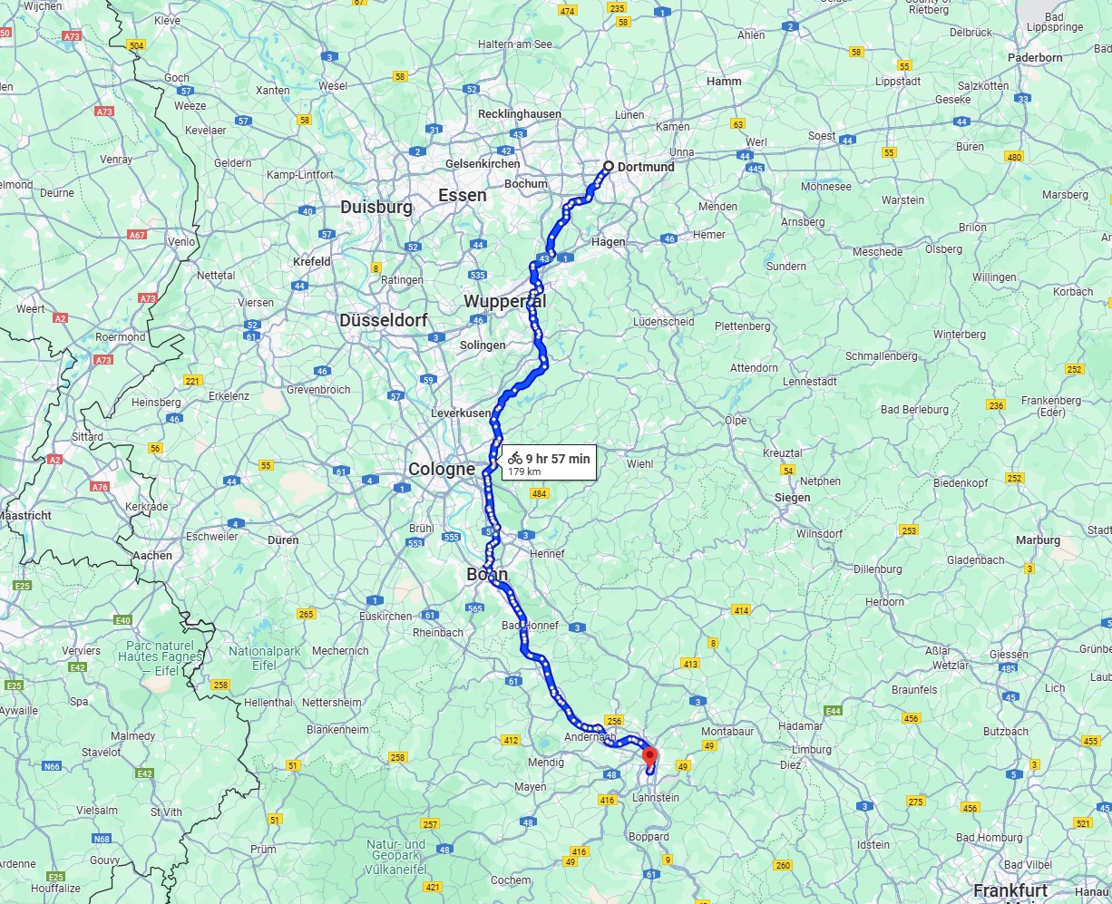 Anreise von Dortmund Zu Koblenz Über 