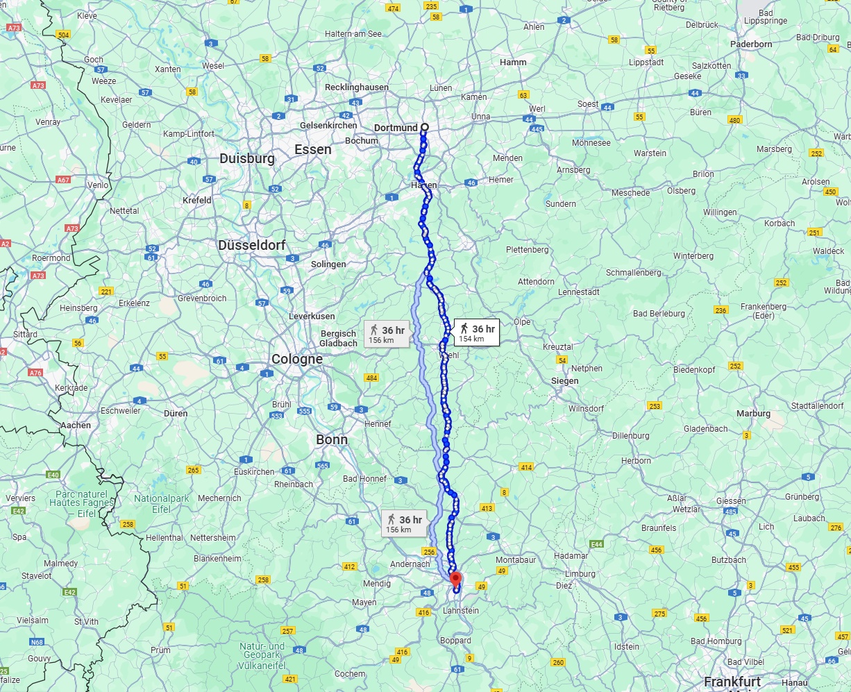 Anreise von Dortmund Zu Koblenz Über 