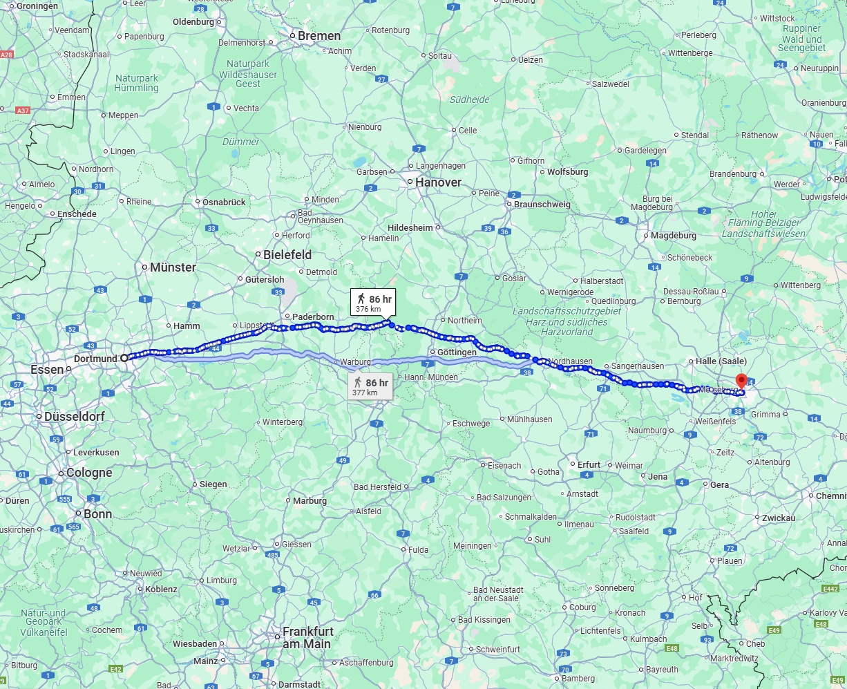 Anreise von Dortmund Zu Leipzig Über 