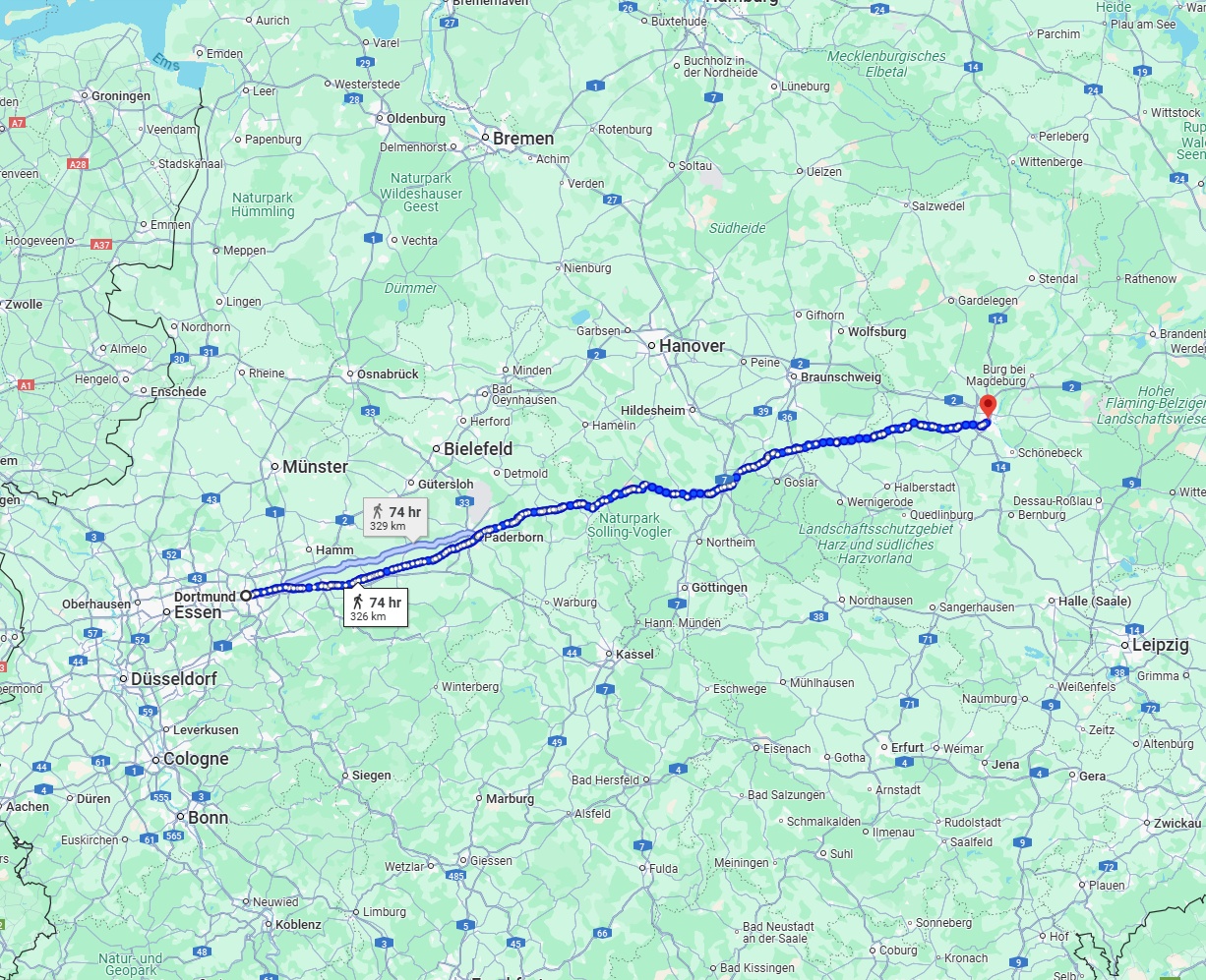 Anreise von Dortmund Zu Magdeburg Über 