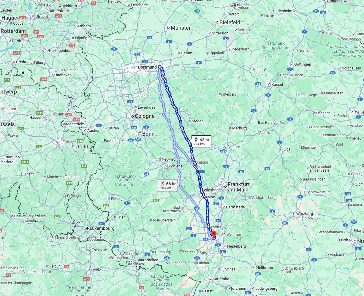 Anreise von Dortmund Zu Mannheim Über 