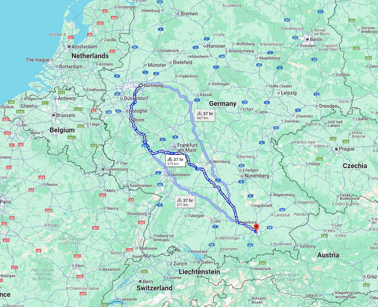 Anreise von Dortmund Zu München Über 