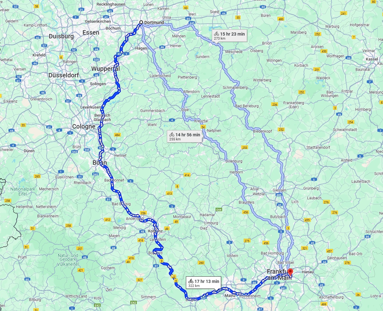 Anreise von Dortmund Zu Offenbach am Main Über 
