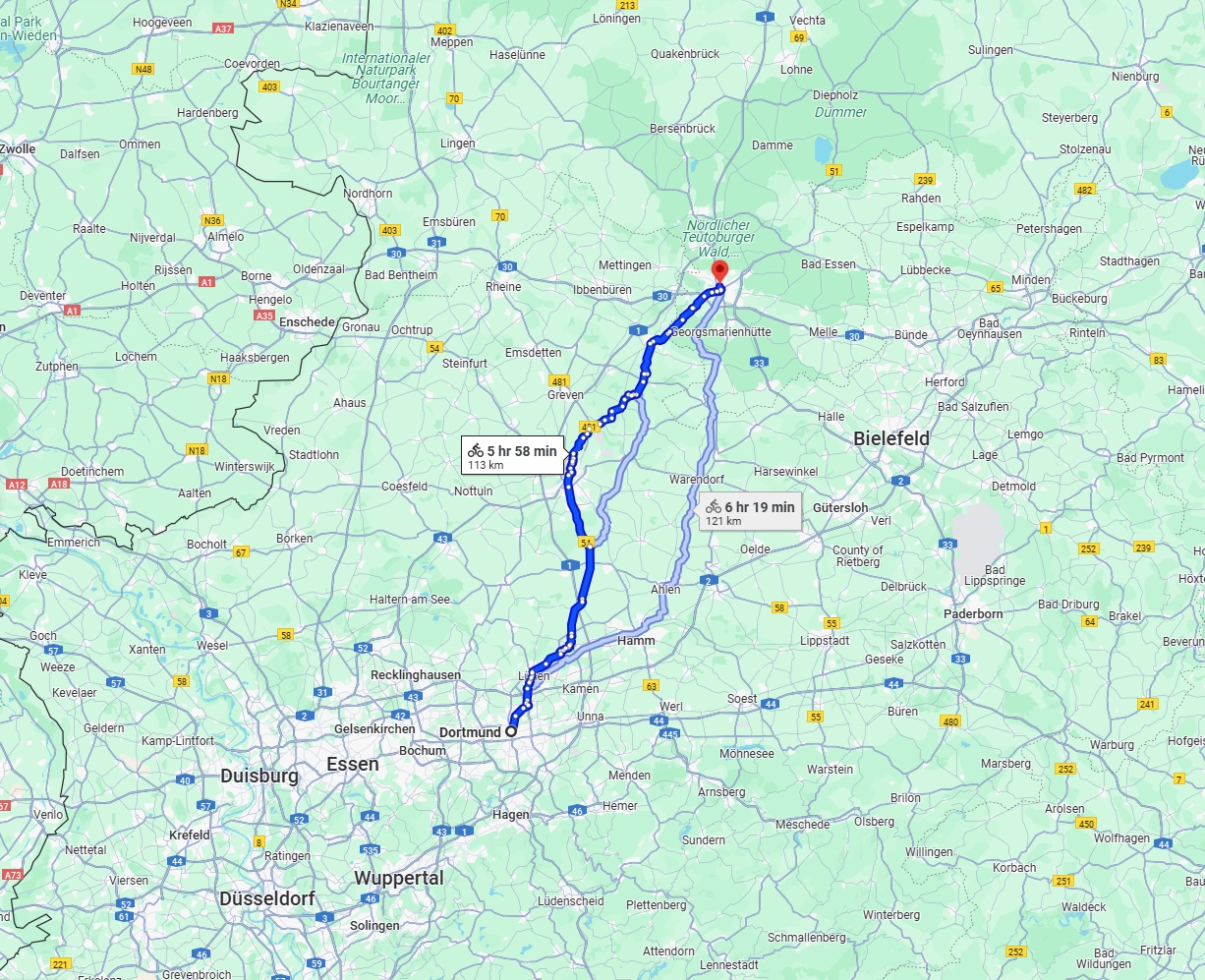 Anreise von Dortmund Zu Osnabrück Über 