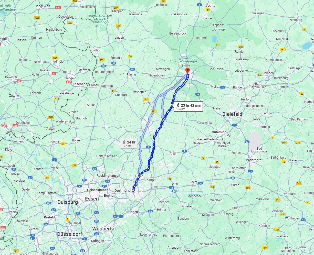 Anreise von Dortmund Zu Osnabrück Über 