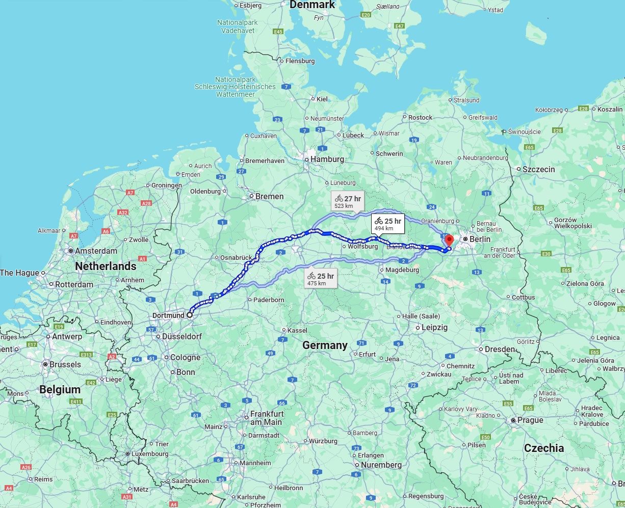 Anreise von Dortmund Zu Potsdam Über 