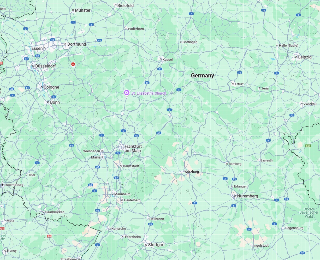 Anreise von Dortmund Zu Regensburg Über via A45 and A3