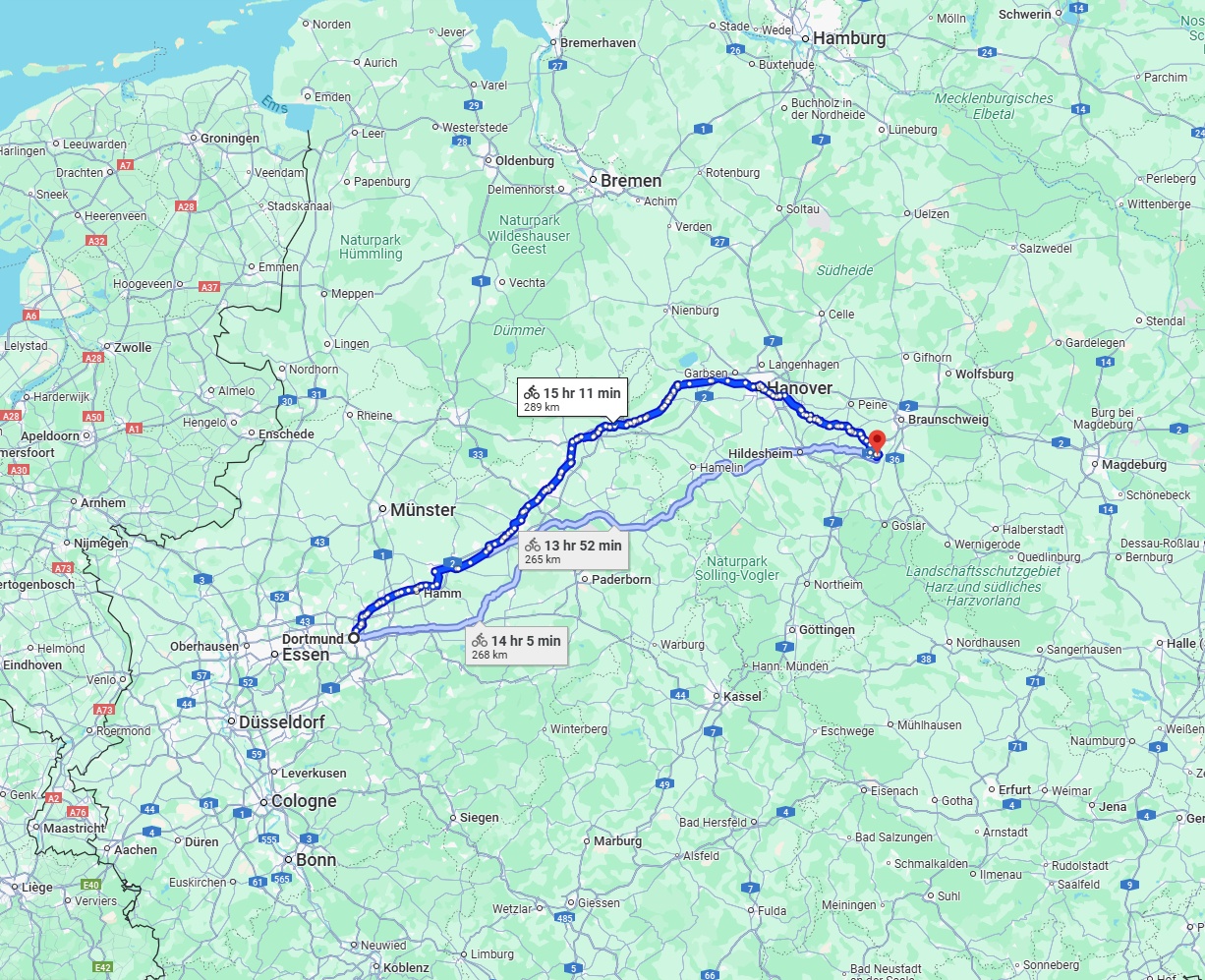 Anreise von Dortmund Zu Salzgitter Über 