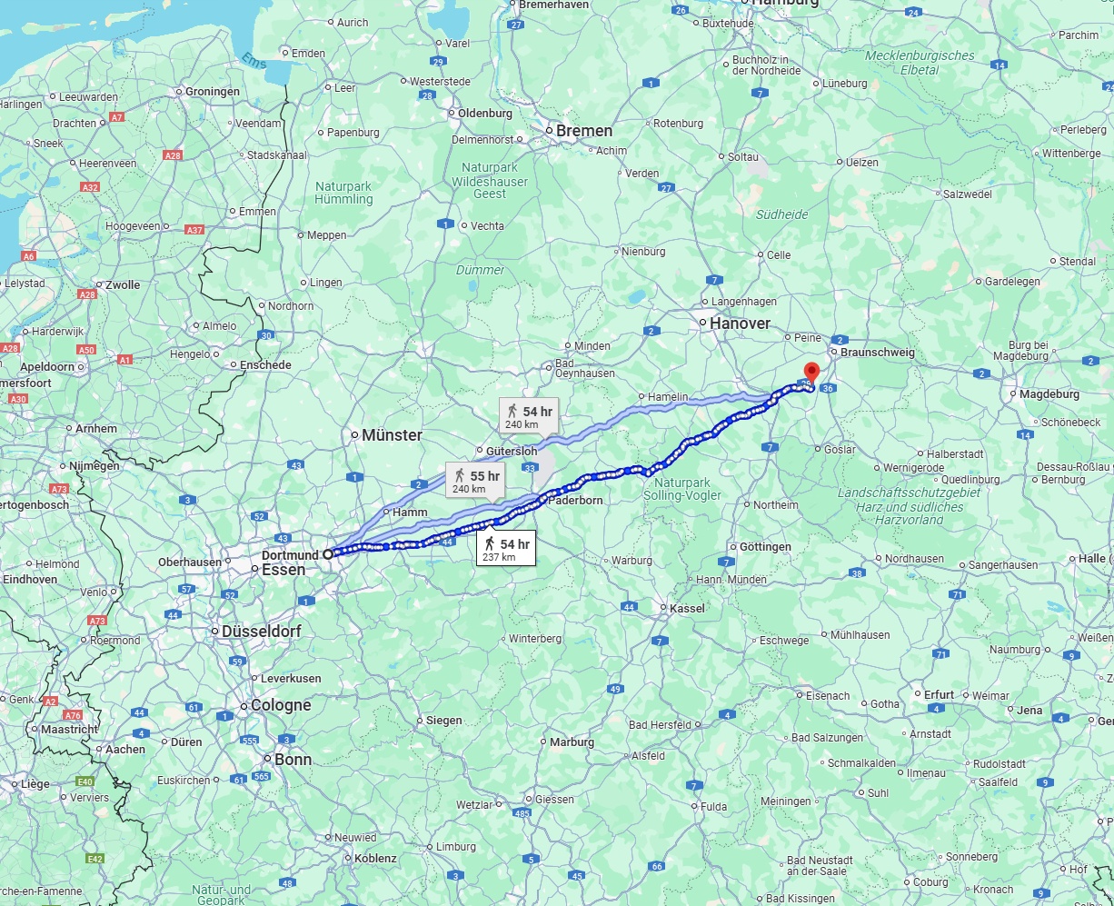 Anreise von Dortmund Zu Salzgitter Über 