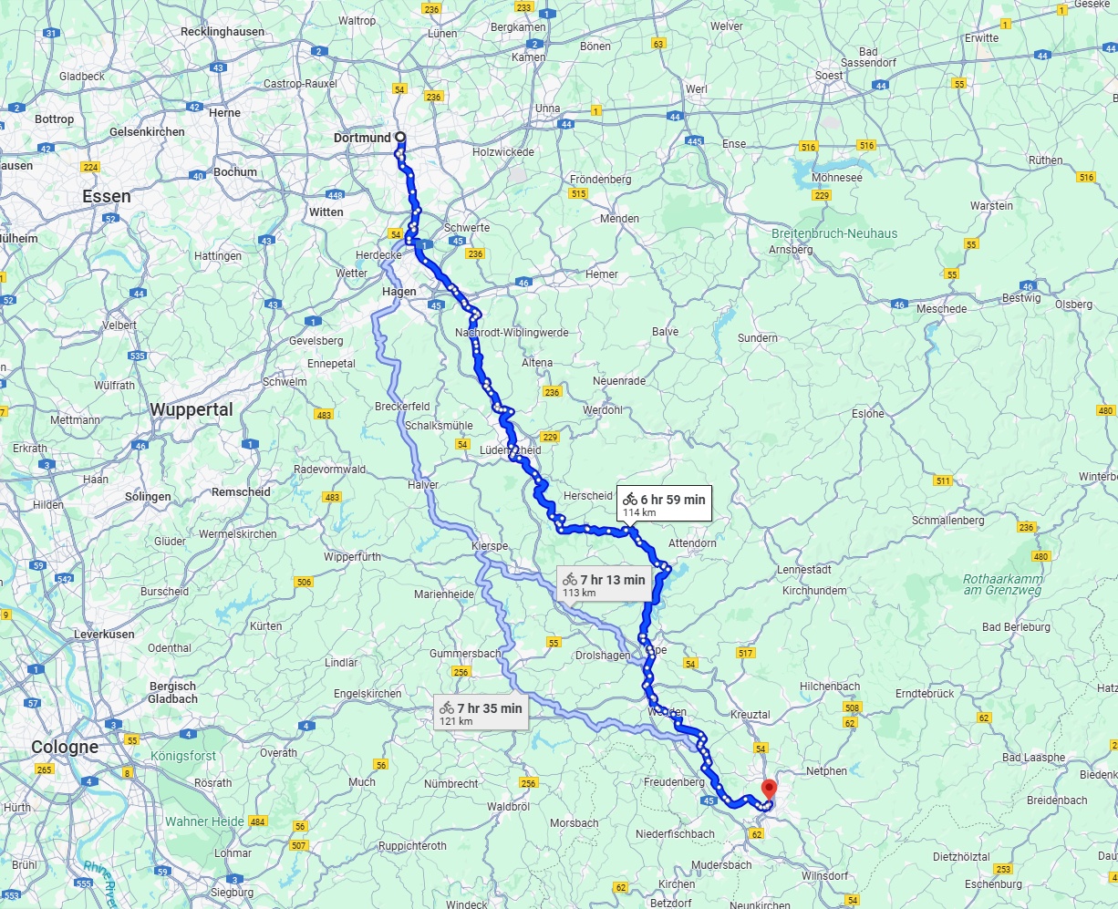 Anreise von Dortmund Zu Siegen Über 
