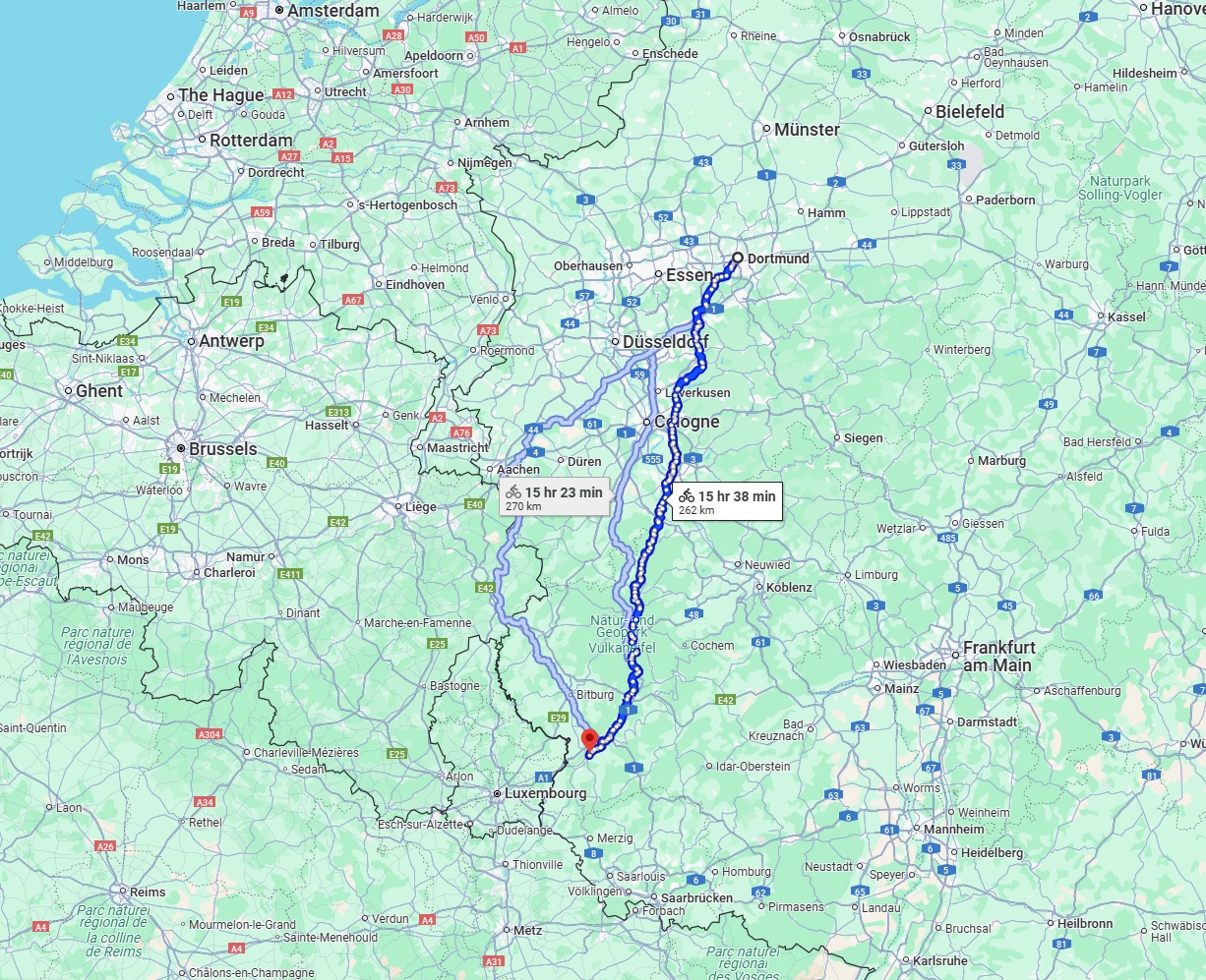 Anreise von Dortmund Zu Trier Über 