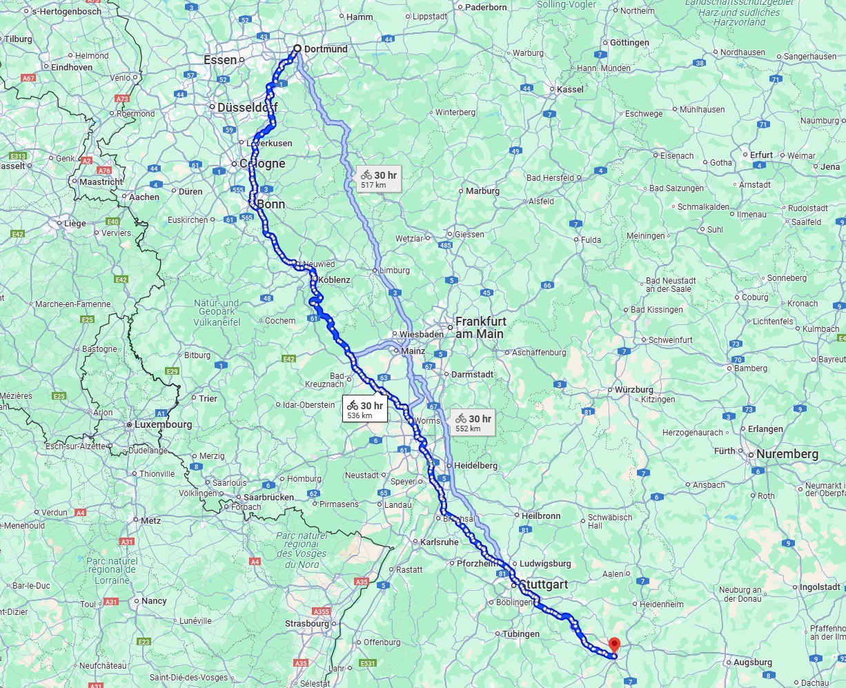 Anreise von Dortmund Zu Ulm Über 