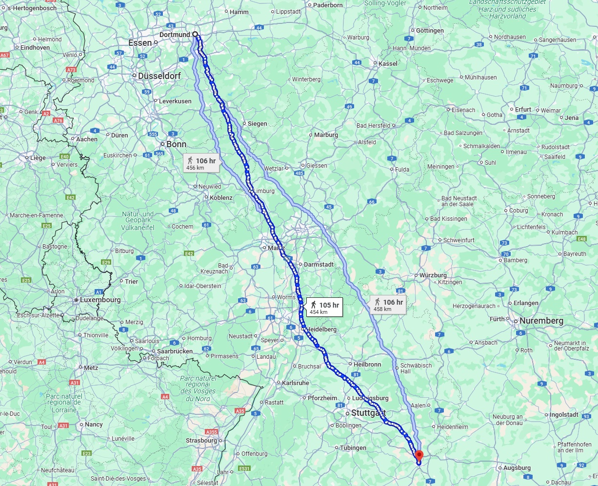 Anreise von Dortmund Zu Ulm Über 